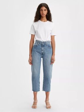 Levi’s Made & Crafted Barrel Crop Jeans / 
Size 25